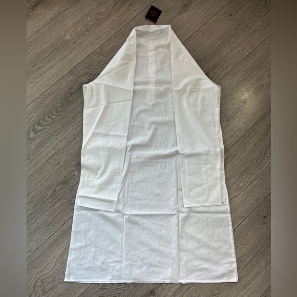 White Men's Kurta Pyjama Set NWT - Picture 2 of 3